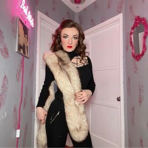 Vintage fox fur stole